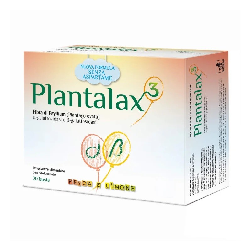 Plantalax 3 pesca e limone 20 bustine