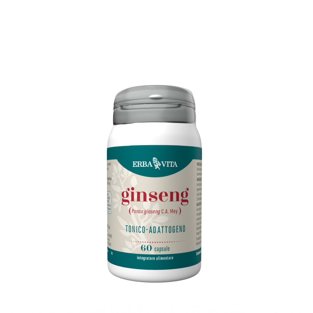 Ginseng Integratore Tonico Adattogeno 60 Capsule