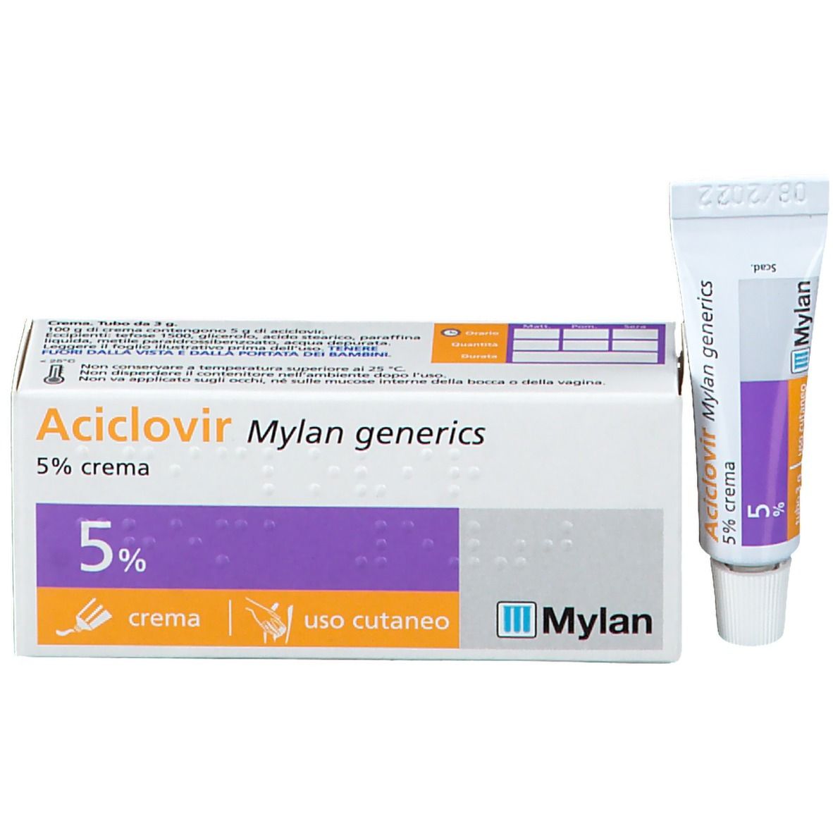 Vectavir 1% Crema 2g - Trattamento Antivirale per Herpes Labiale