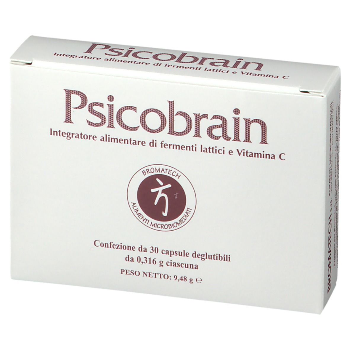 Bromatech Psicobrain Integratore Fermenti Lattici e Vitamina C 30 Capsule