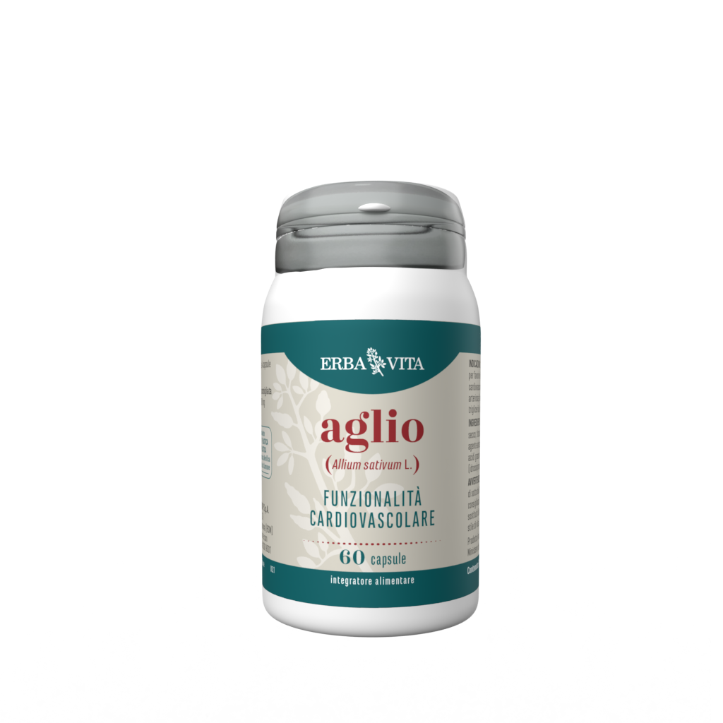 Erba Vita Aglio Integratore Pressione 450 mg 60 Capsule