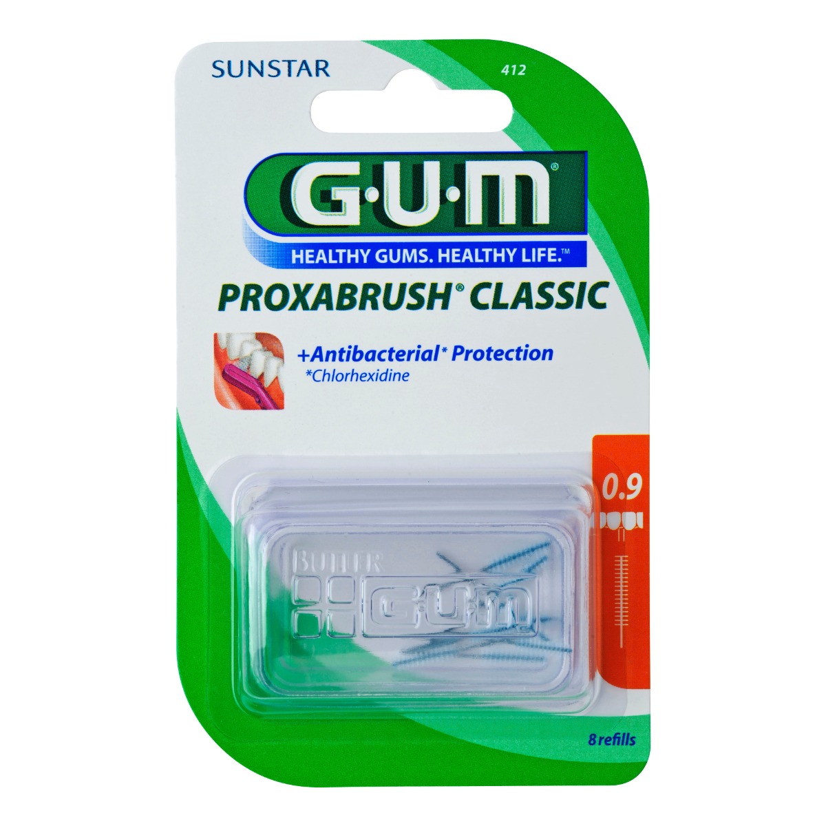 GUM Proxabrush 412 Scovolini 8 Pezzi