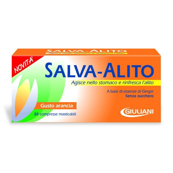 Salva-Alito Giuliani Gusto Arancia 30 Compresse Masticabili