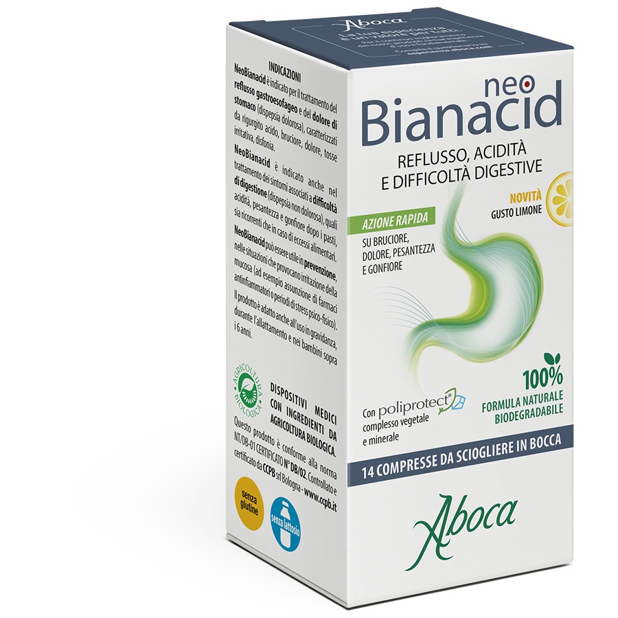 Aboca NeoBianacid Limone 14 Compresse