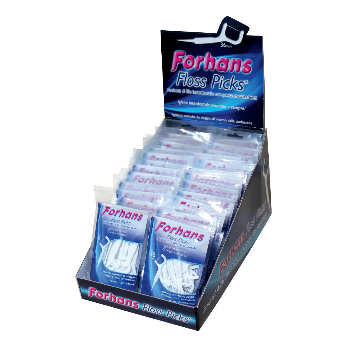 Forhans Archetti Interdentali Floss Picks 36 Pezzi