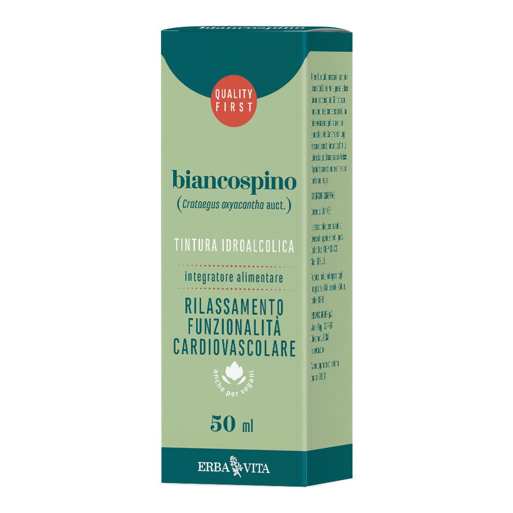 Erba Vita Biancospino Fiori Foglie Soluzione Idroalcolica 50 Ml