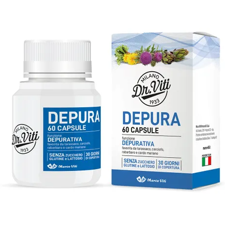 Dr. Viti Depura Integratore Antiossidante E Depurativo 60 Capsule