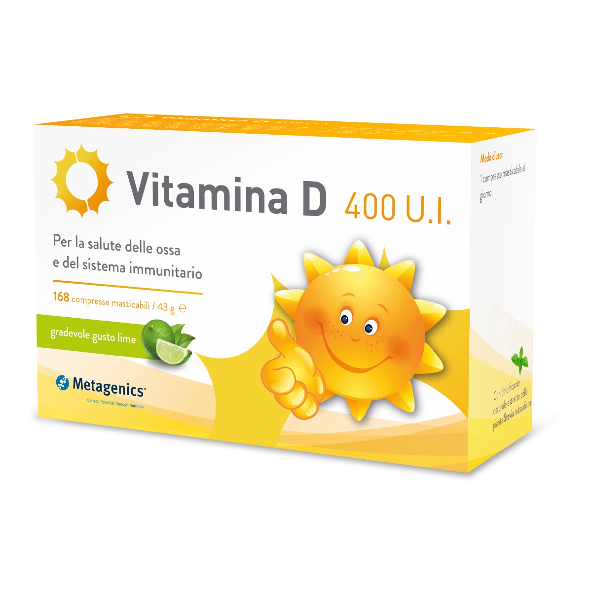 Metagenics Vitamina D Vitamina D 400Ui 168 Compresse