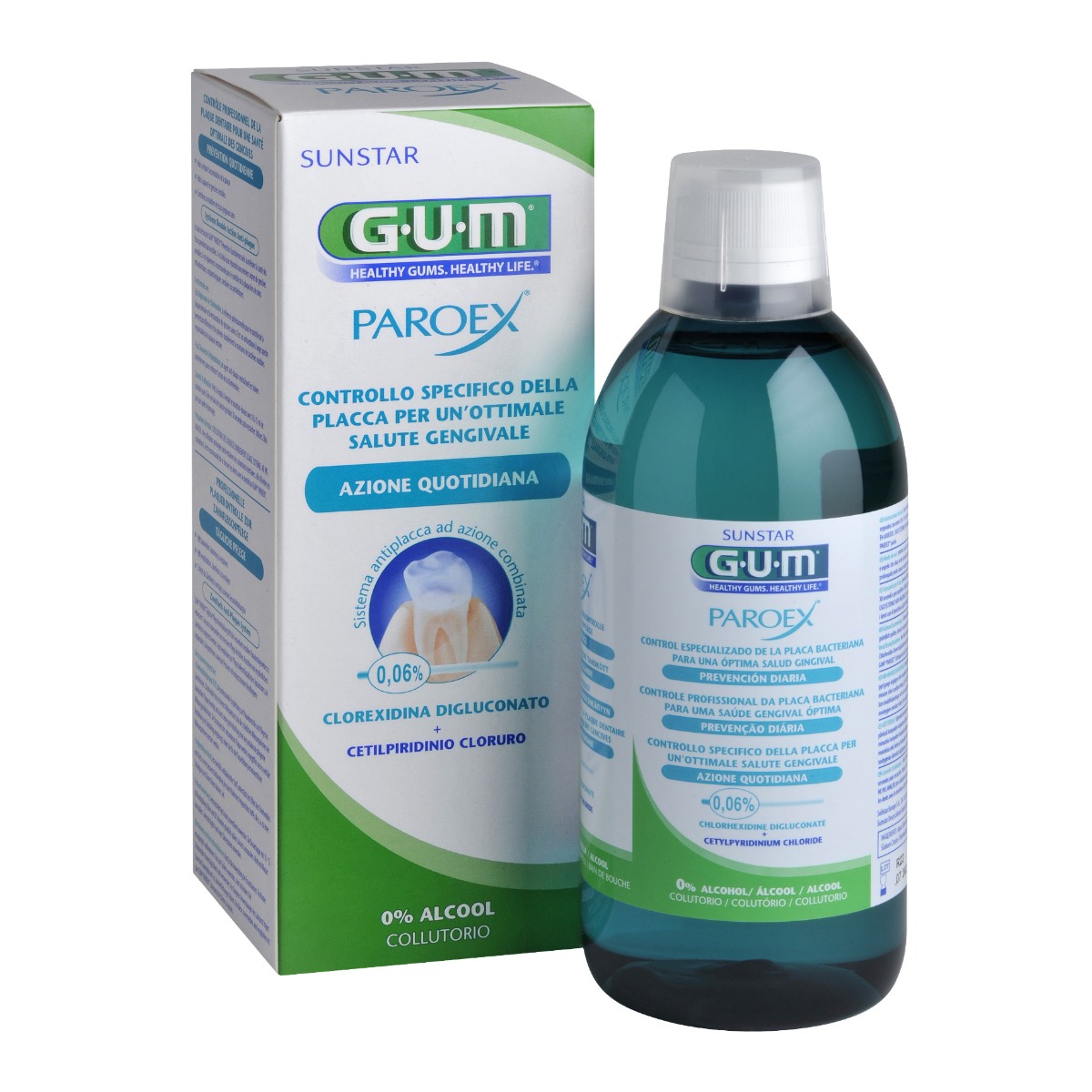 GUM Paroex 0,06% Collutorio 500 ml