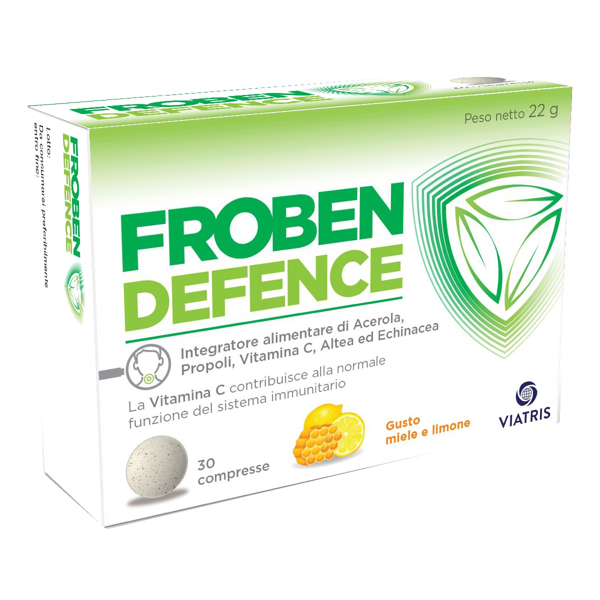 Froben Defence Integratore Difese Immunitarie 30 Compresse