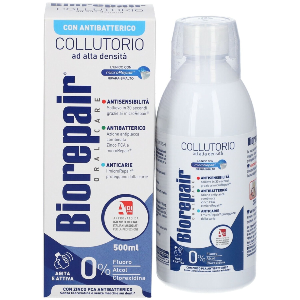 Biorepair Collutorio 3in1 Denti Sensibili Triplice Azione 500 ml