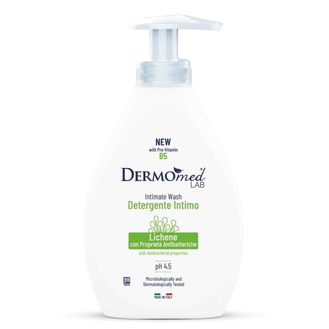 Mantovani Detergente Intimo Ph 4.5 Lichene Antibatterico Dispenser 250 ml