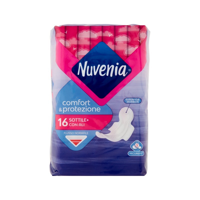 Nuvenia Assorbenti Con Ali Normali Sottili 16 Assorbenti