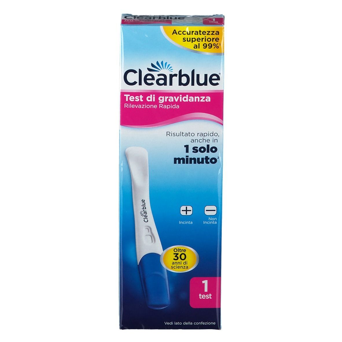 Clearblue Test di Gravidanza Rilevazione Rapida 1 Test