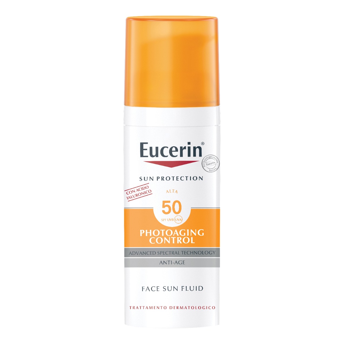 Eucerin Sun Fluid SPF50 Solare Viso Anti-Età 50 ml