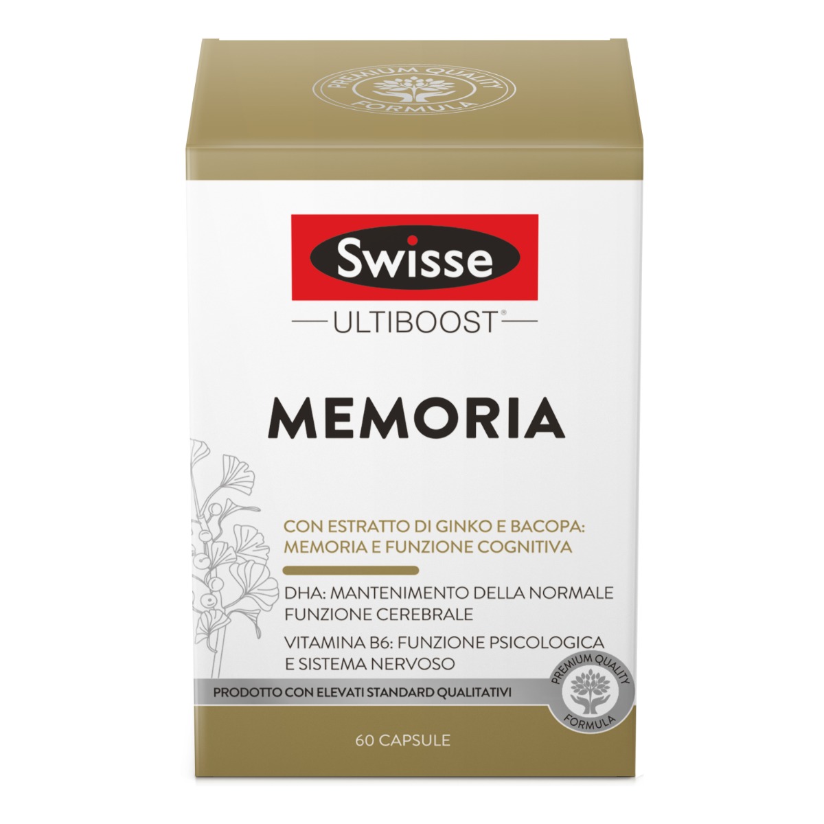 Swisse Memoria Integratore Alimentare 60 Capsule