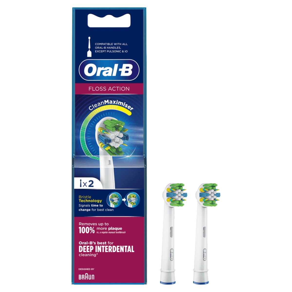 Oral B Spazzolino Elettrico Ricarica 2 Pezzi