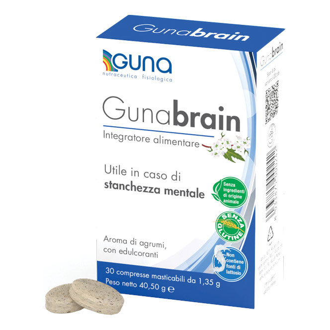 Gunabrain Integratore Funzioni Cereberali 30 Compresse