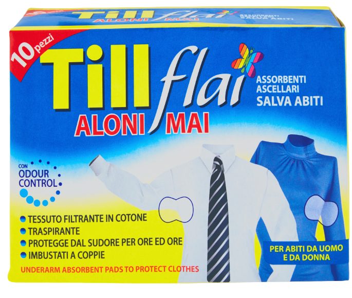 Till Flai Assorbenti Ascellari 10 Pezzi