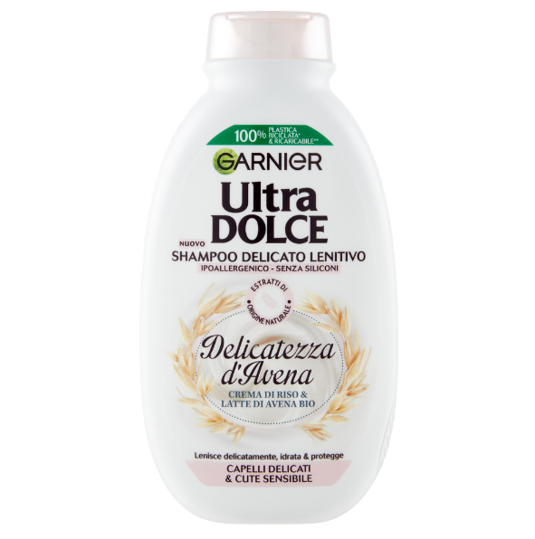 Ultra Dolce Garnier Shampoo Delicatezza D'avena 250 Ml