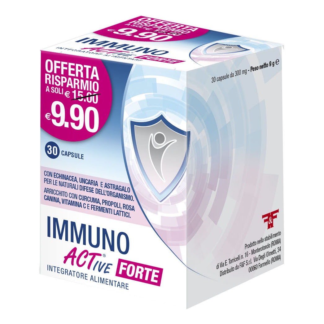 Immuno Active Forte per il Sistema immunitario 30 Capsule