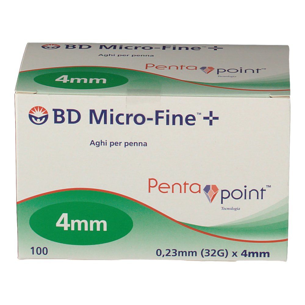 BD Micro-Fine Aghi 32GX4mm per Penna Insulina 100 pezzi