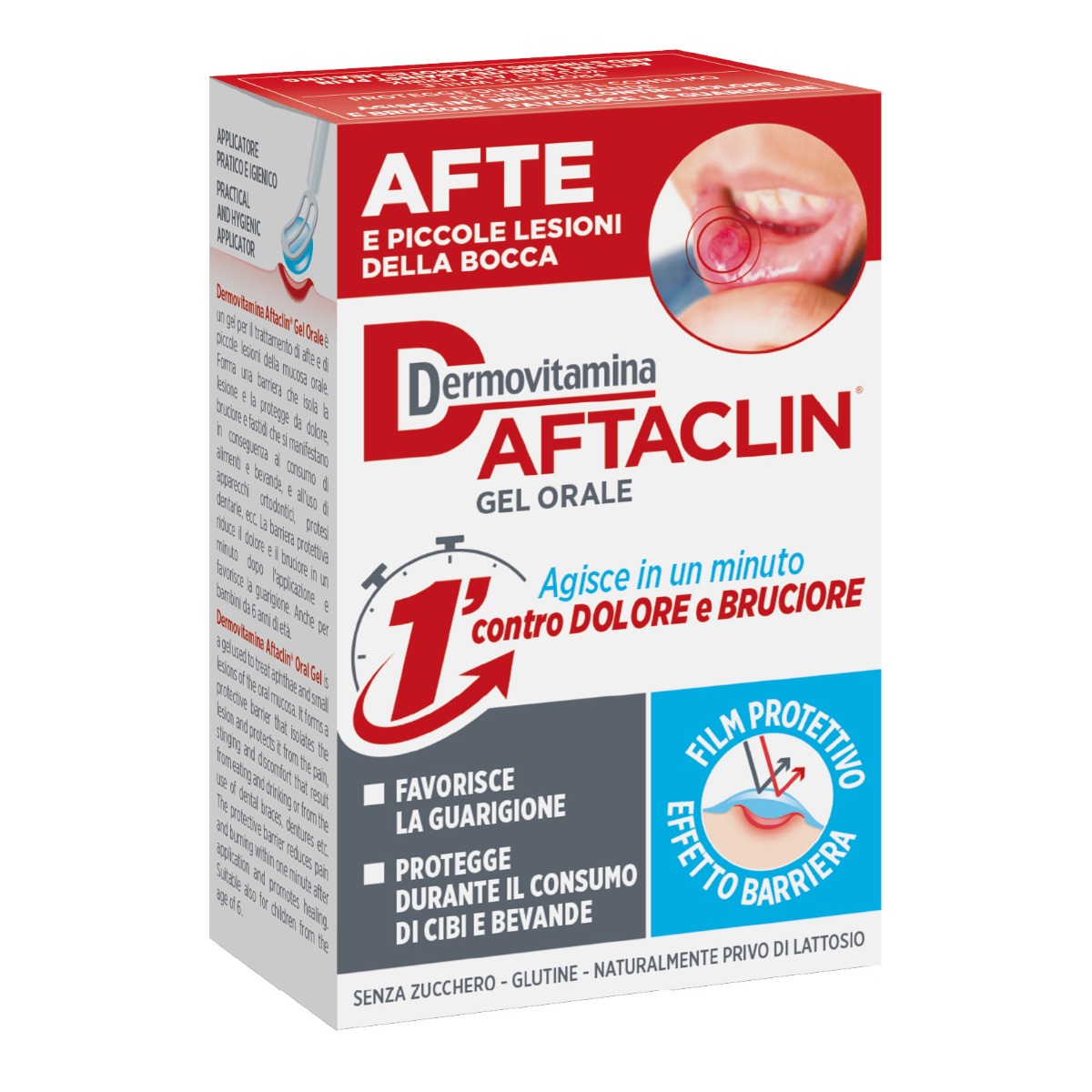 Dermovitamina Aftaclin Gel Orale 7 ml