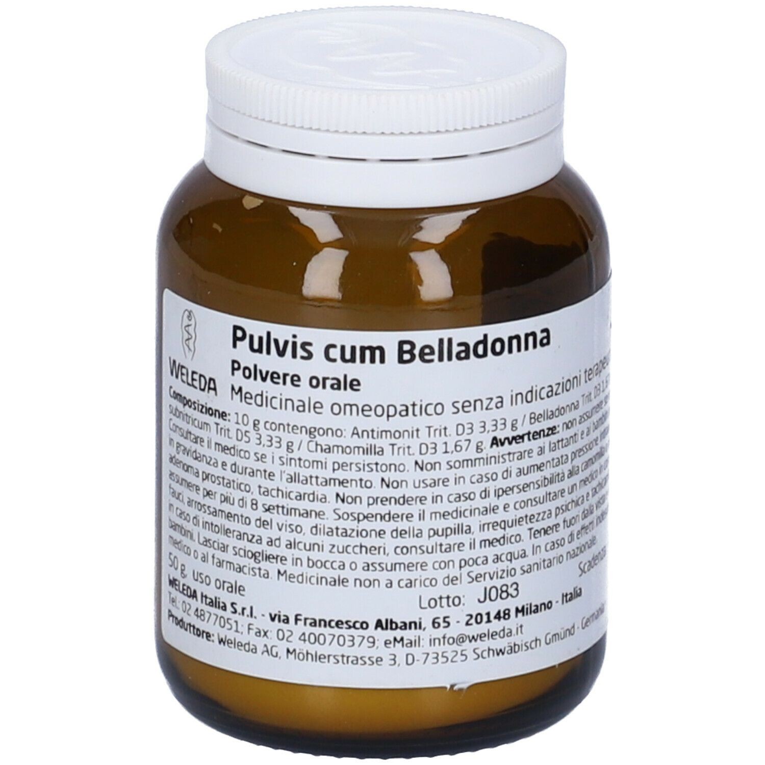 Pulvis cum belladonna 50g pol