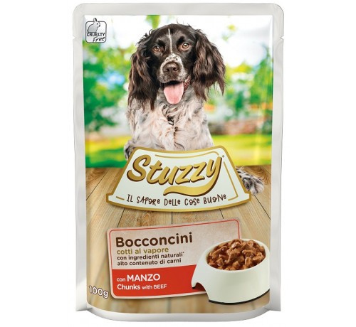 Stuzzy Cane Bocconcini Busta Adulto Prosciutto 100 Gr Temporaneamente Mancante Dall'Azienda Produttrice