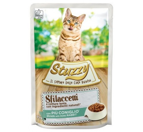 Stuzzy Gatto Sfilaccetti Busta Adulto Manzo 85 Gr