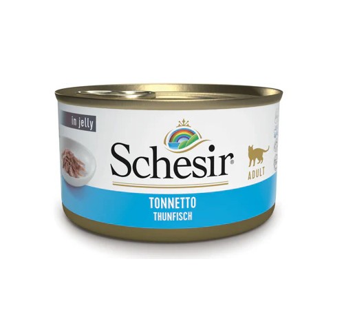 Schesir Gatto Lattina In Jelly Adulto Tonnetto &amp; Seppie 85 Gr