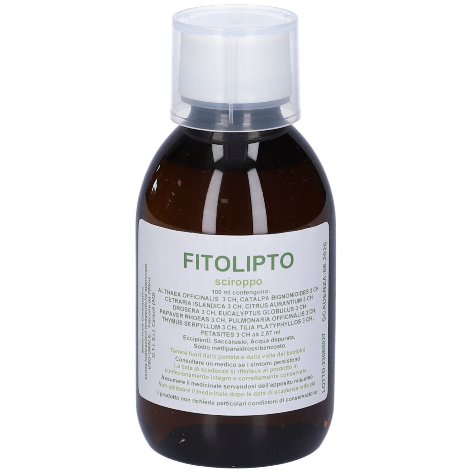 Fitolipto Sciroppo 200ml oti
