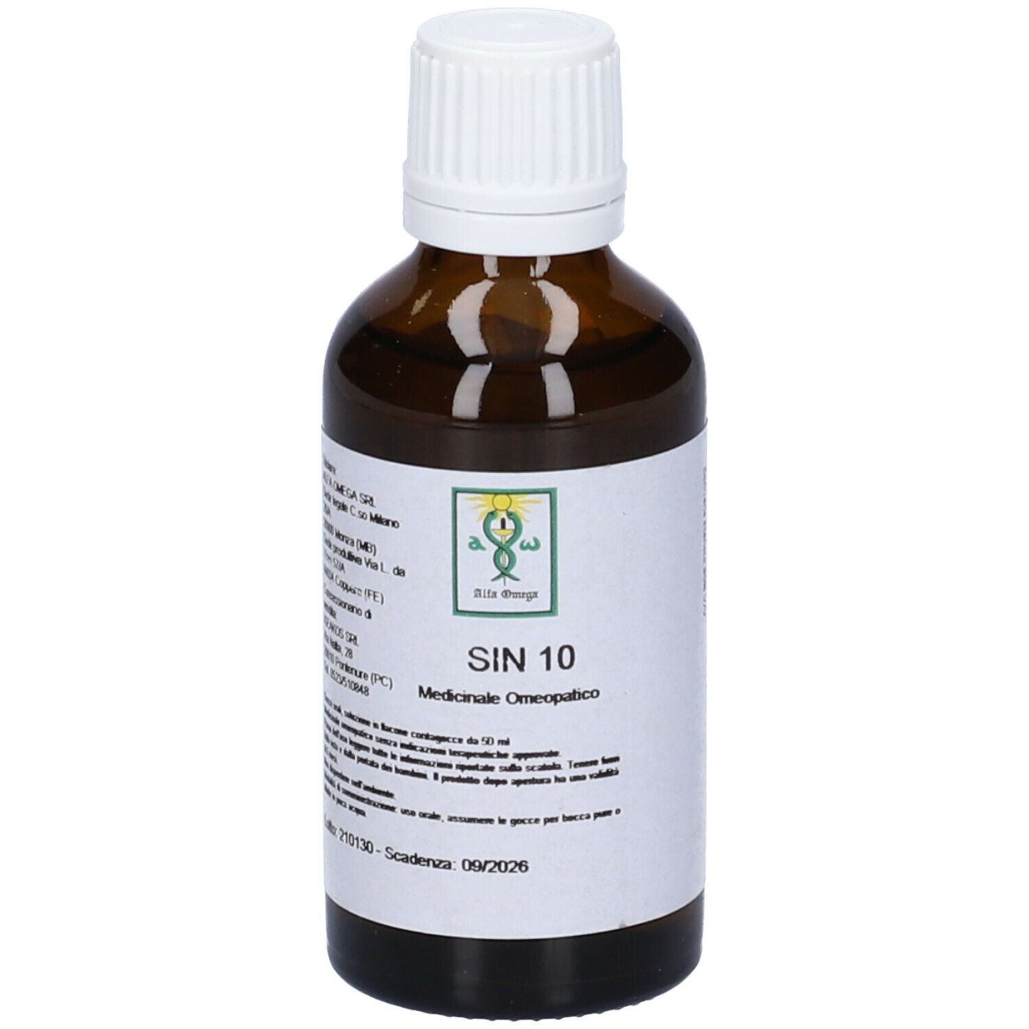 Sin 10 50ml Gocce Alfaomega
