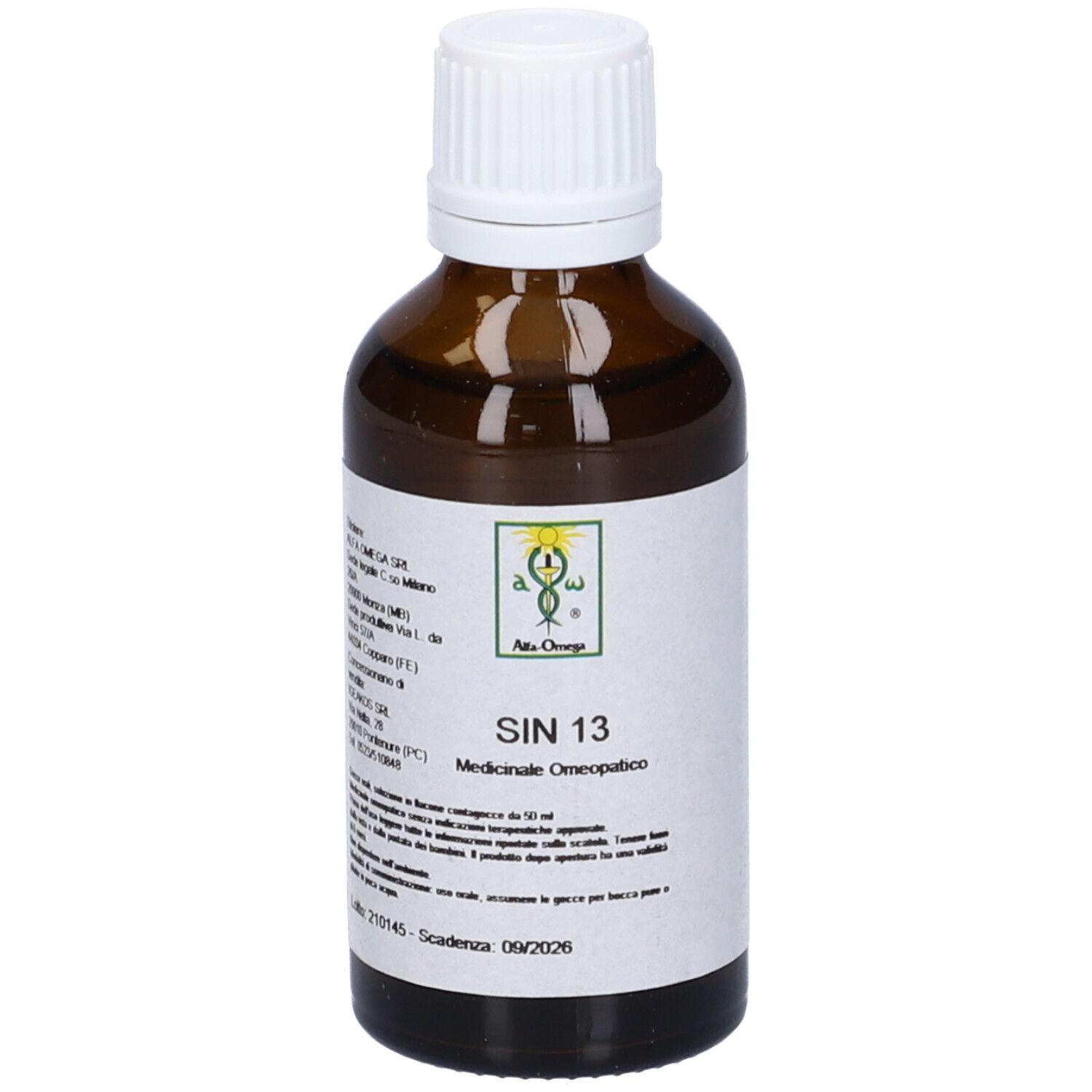 Sin 13 50ml Gocce Alfaomega