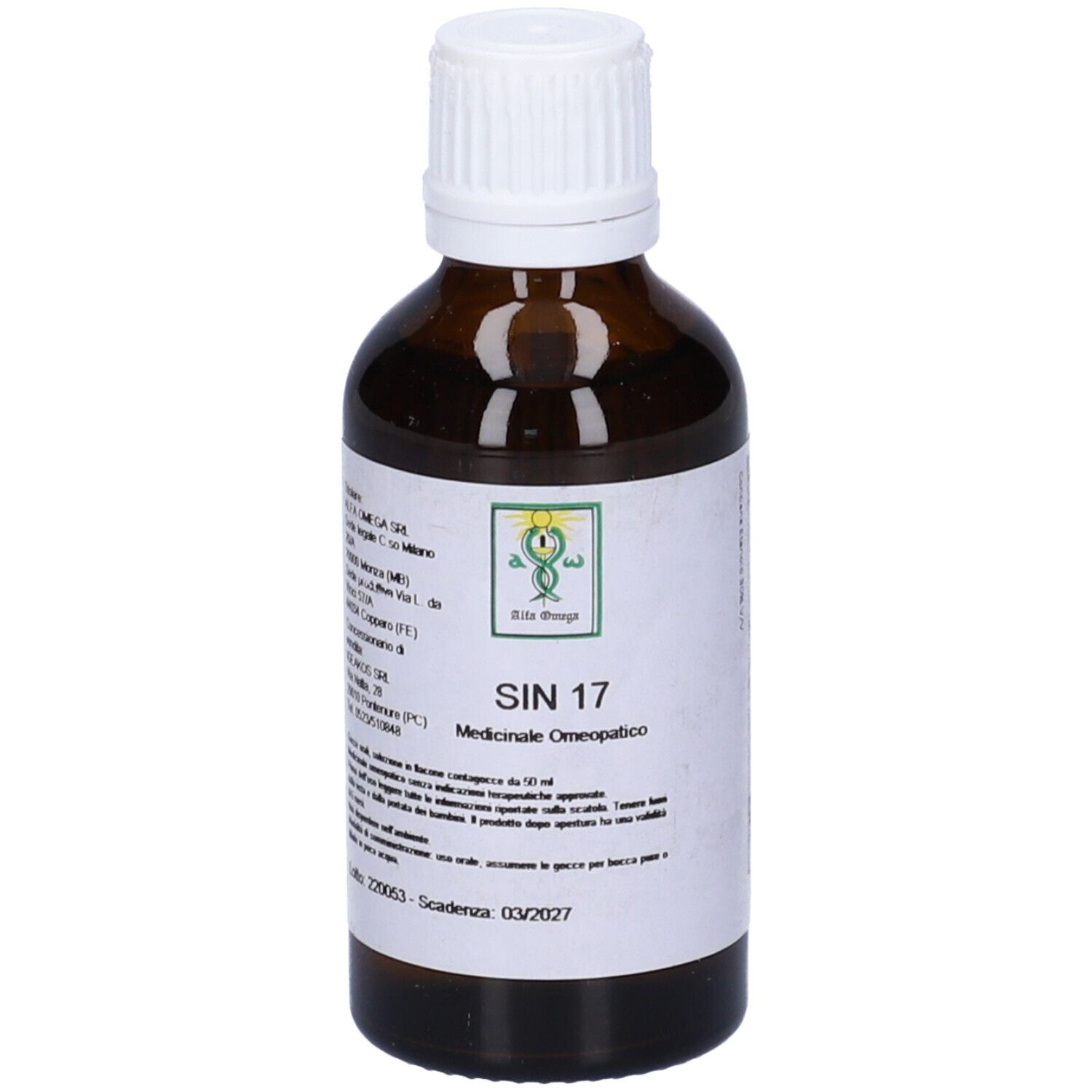Sin 17 50ml Gocce Alfaomega