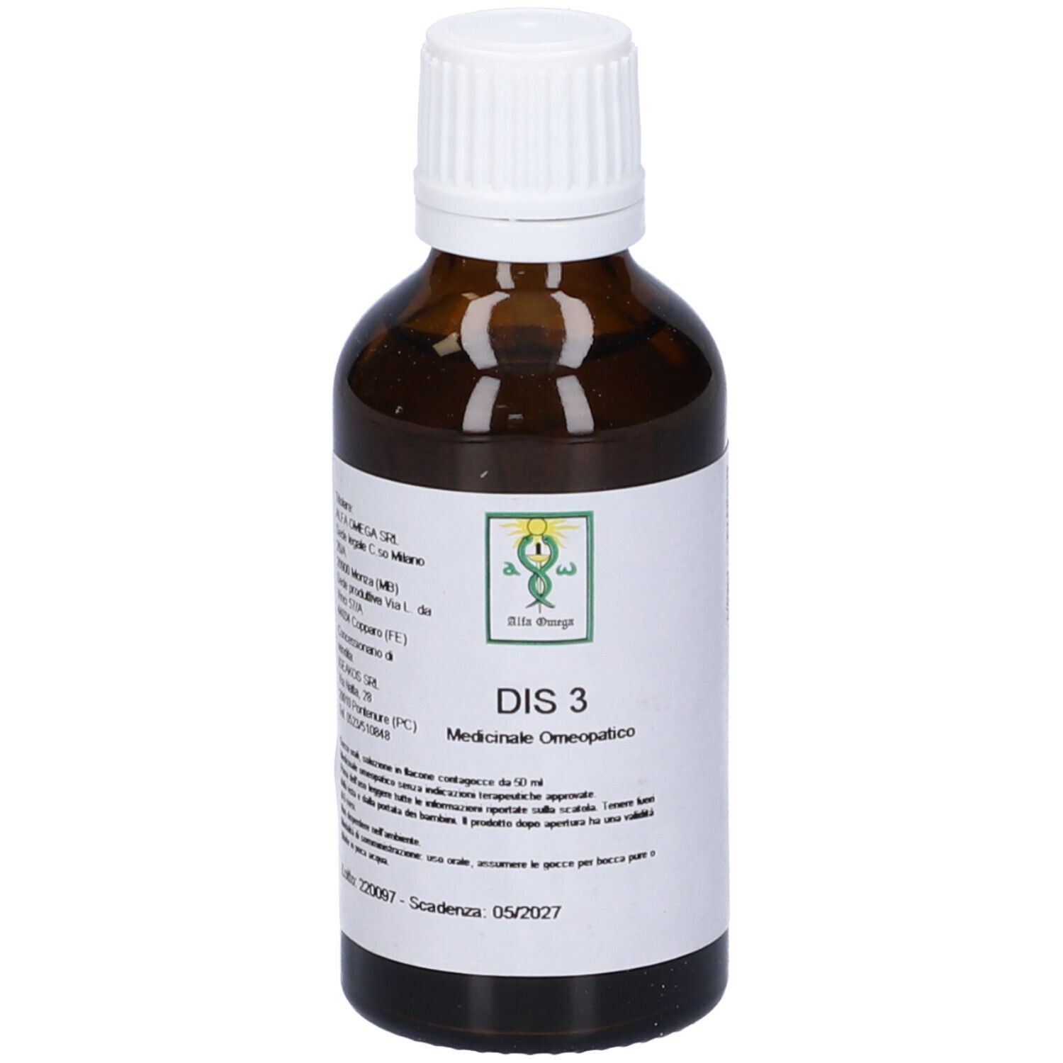 Dis 3 50 Ml Gocce Alfaomega