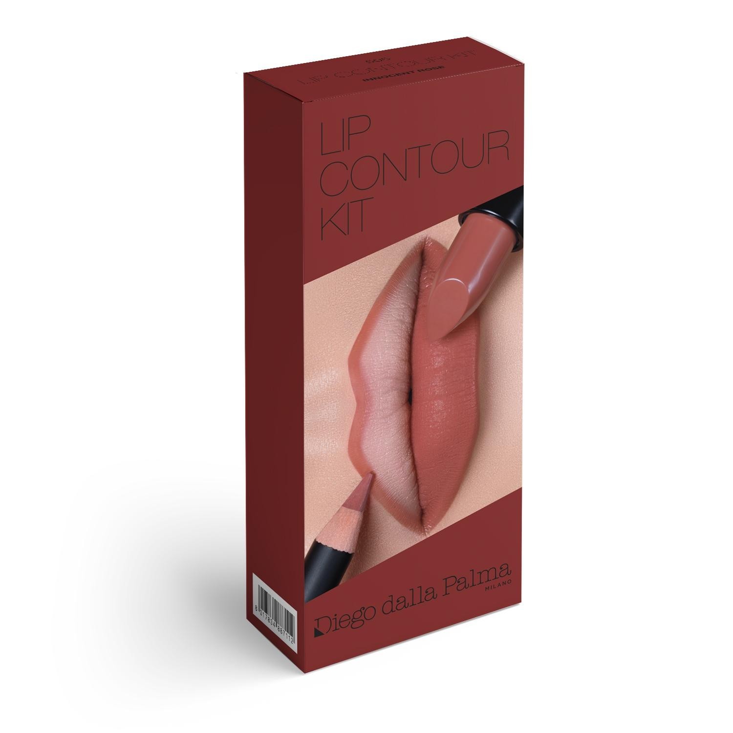 DIEGO DALLA PALMA - Cofanetto Lip Contour Kit - Rossetto + Matita 12 Cm N.505 Innocent Rose