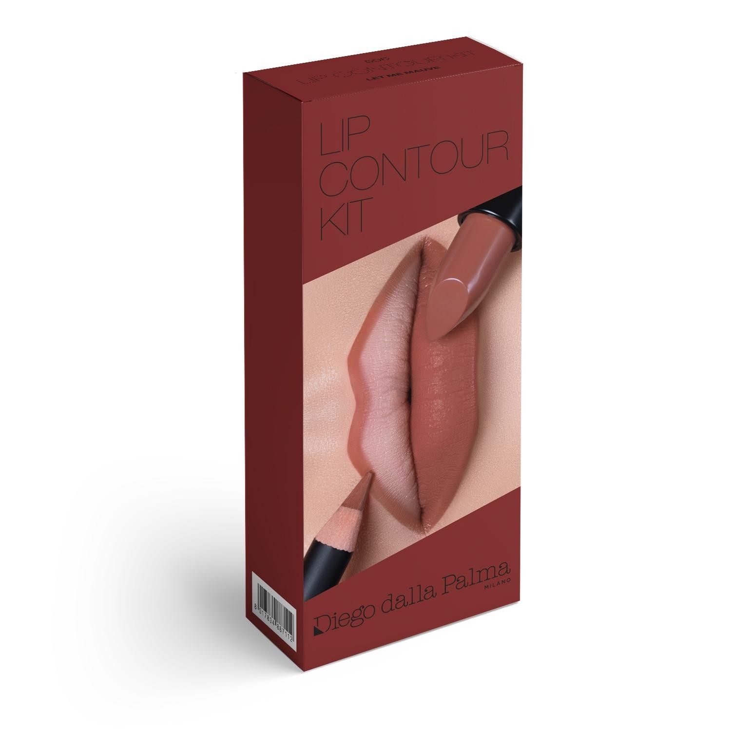 DIEGO DALLA PALMA - Cofanetto Lip Contour Kit - Rossetto + Matita 12 Cm N.506 Let Me Mauve