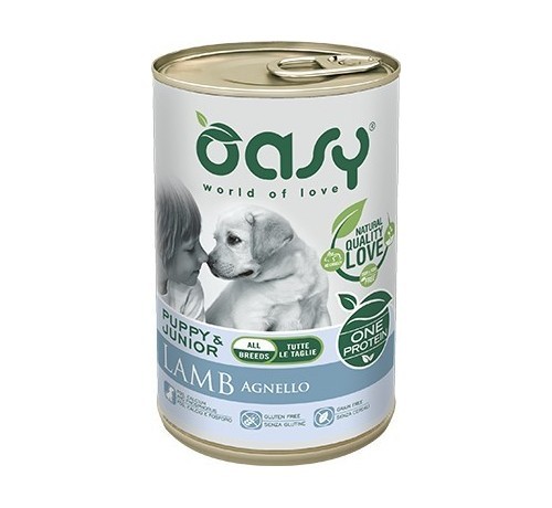 Oasy Monoproteico Per Cane Puppy Con Agnello Da 400 Gr