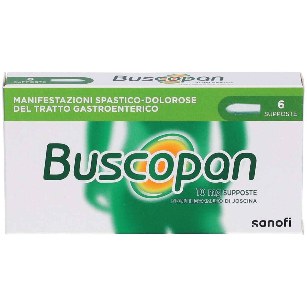 Buscopan 10 mg N-butilbromuro di Joscina Antispastico 6 Supposte