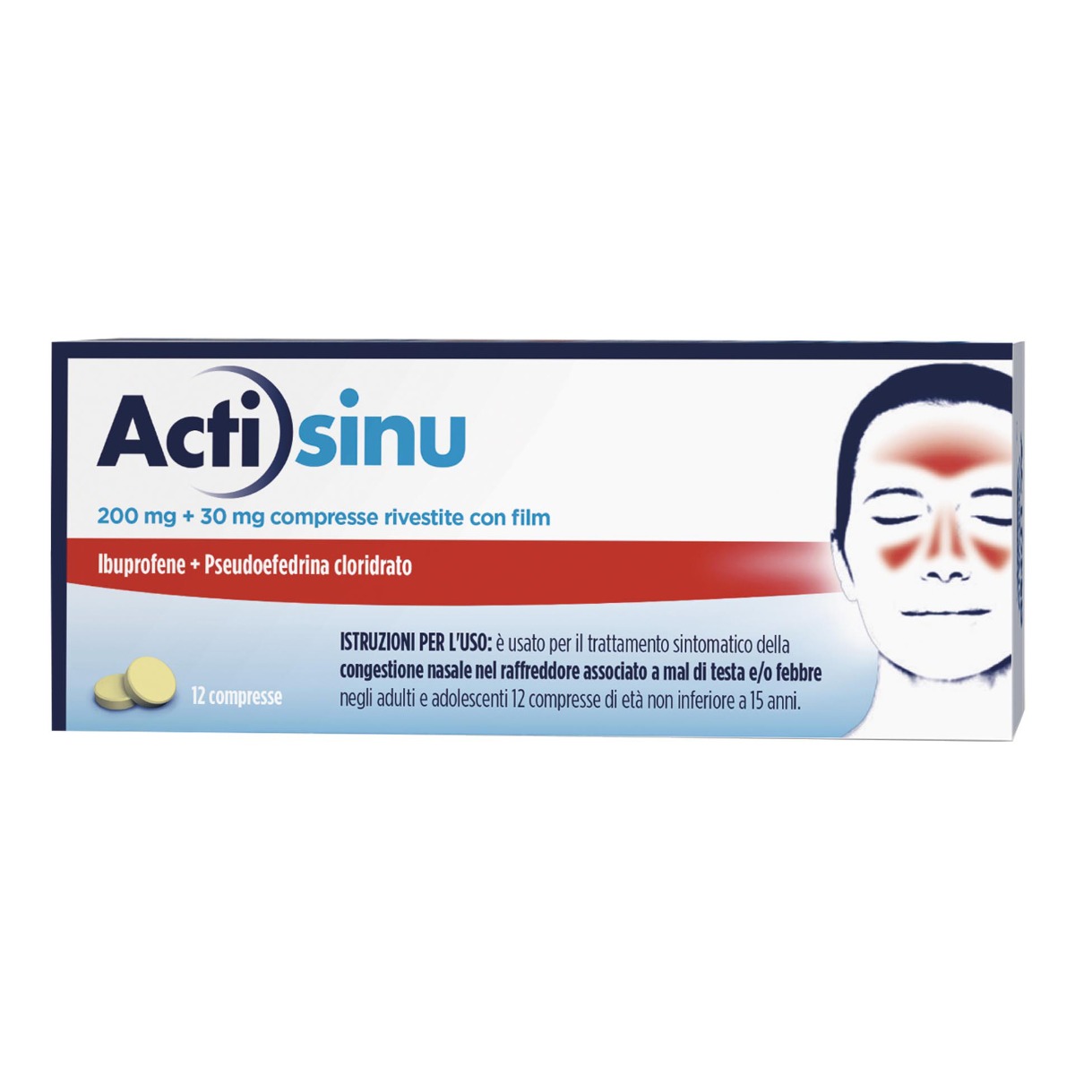 Actisinu 12 compresse 200mg+30mg