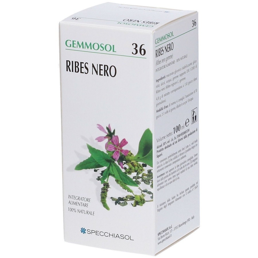 Specchiasol Gemmosol 36 Ribes Nero 100 ml