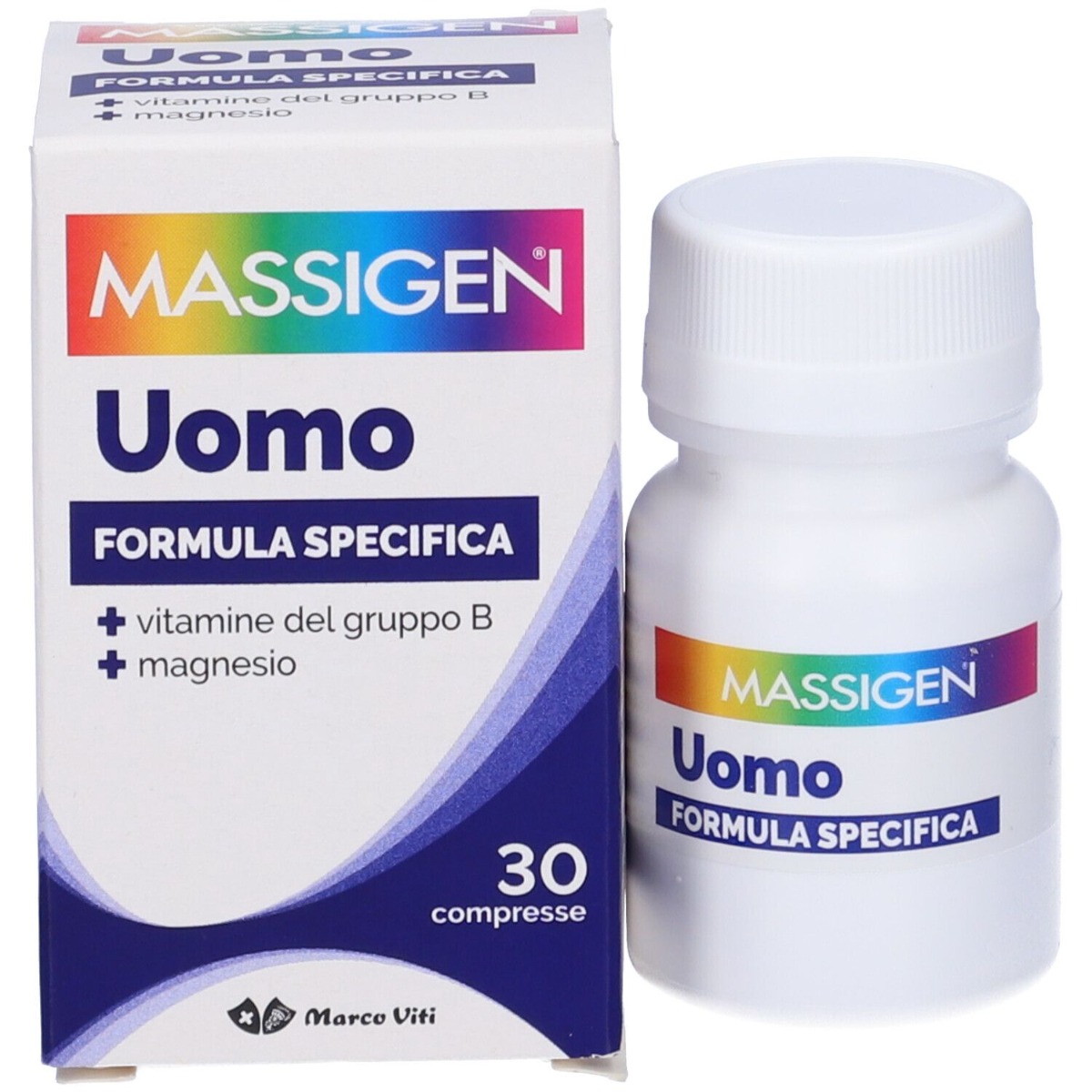 Massigen Dailyvit+ Uomo Integratore Vitamine e Minerali 30 Compresse