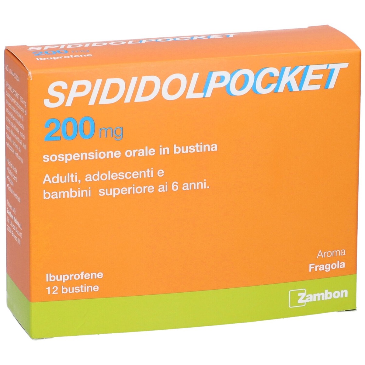 Spididolpocket Antidolorifico Ibuprofene Sospensione Orale 12 Bustine 200 mg