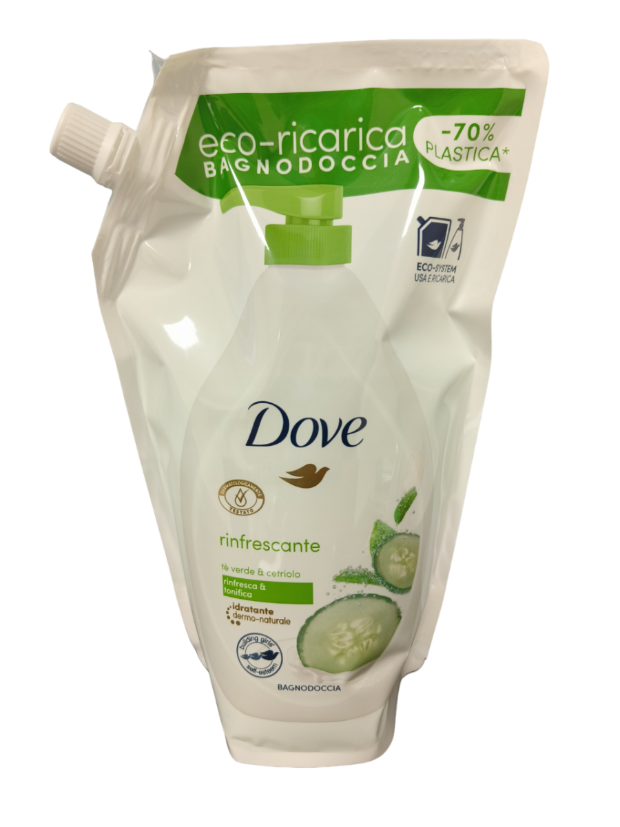 Dove Bagnodoccia Eco-Ricarica Rinfrescante 720 ml