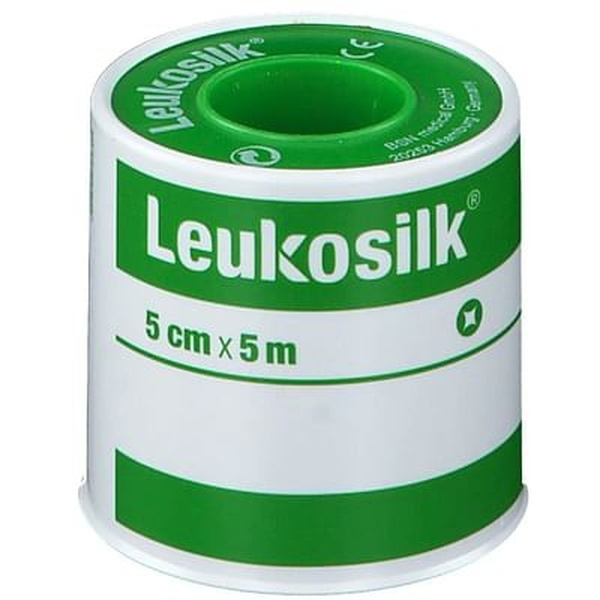 Cerotto In Rocchetto Leukosilk Ipoallergenico Bianco 5x500 Cm - Immagine 6