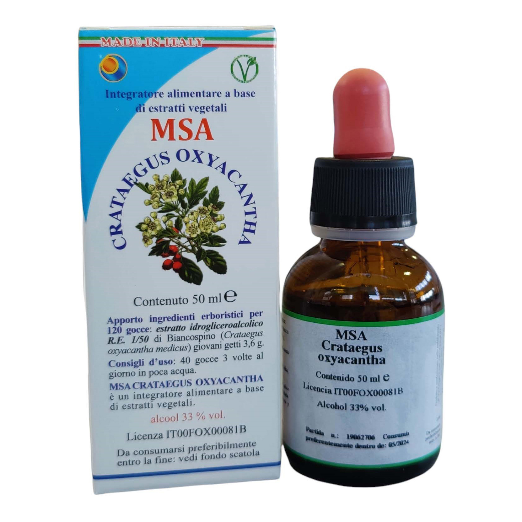 Herboplanet Srl Msa Crataegus Oxyaca 50 Ml