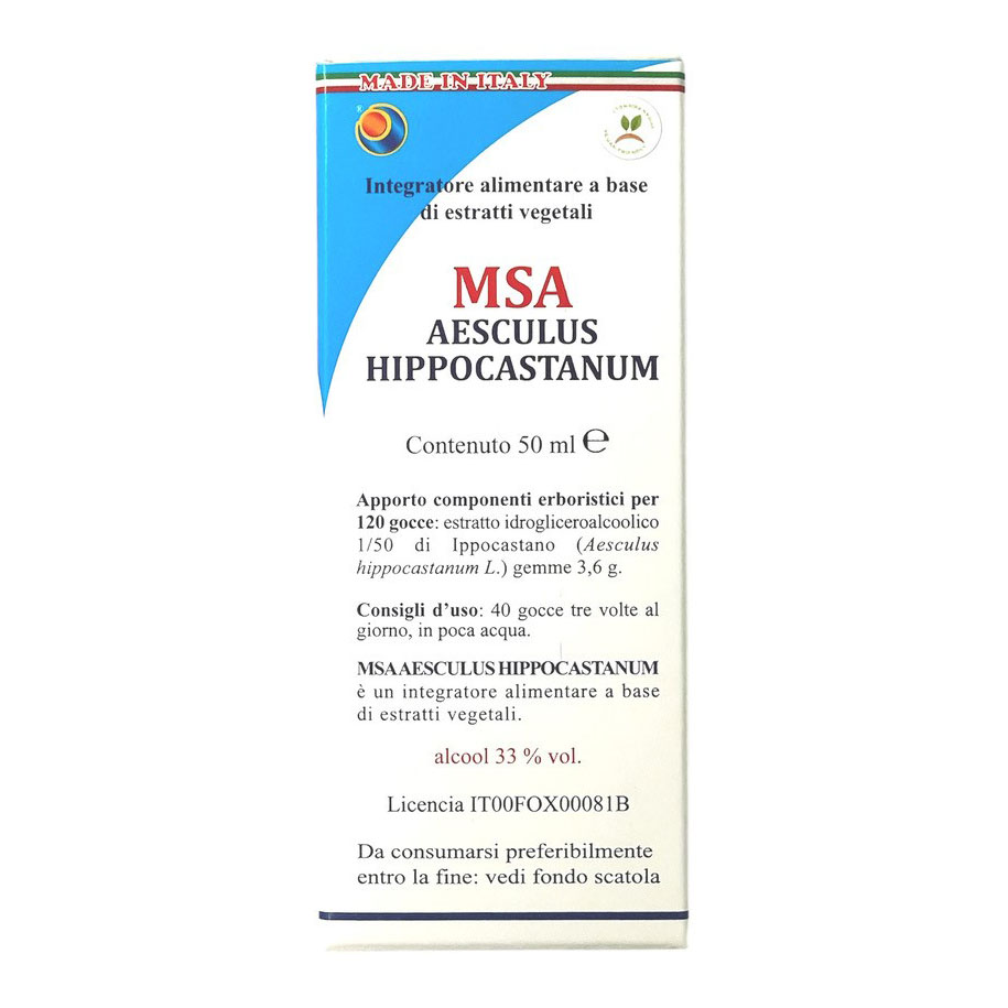 Msa aesculus hippoca 50 ml
