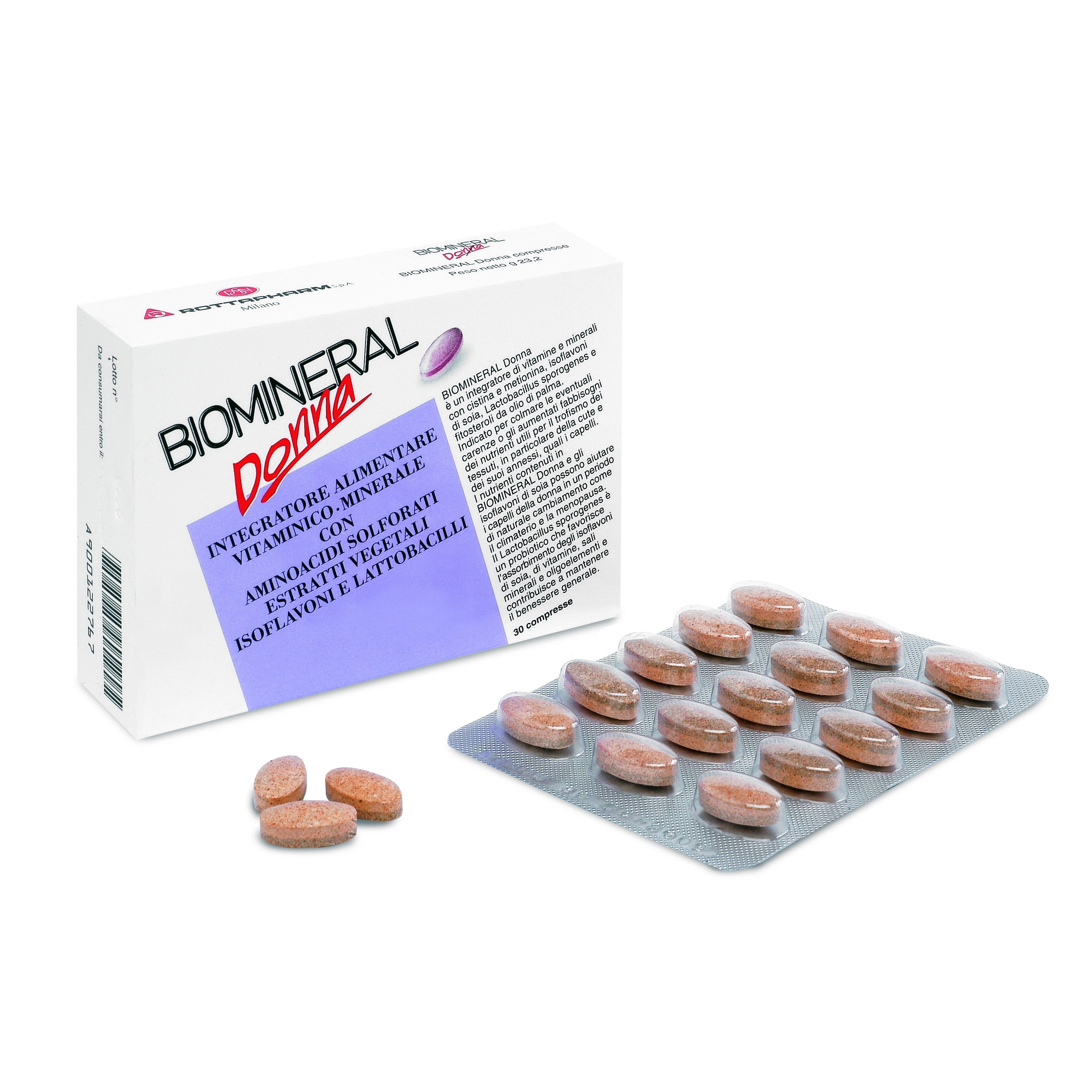 Biomineral Donna Integratore Per Capelli 30 Compresse