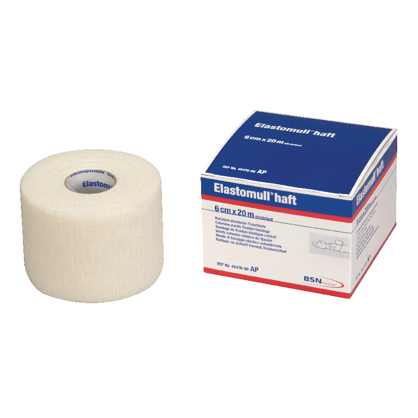 Benda elastica autoadesiva elastomull haft compressione forte cm6x20m
